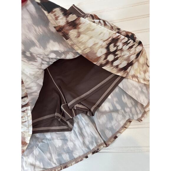 NWT Aerie Nylon Printed Skirt & Maggie Ruffle Skirt Bundle Sports Bundle Size L - Picture 4 of 8